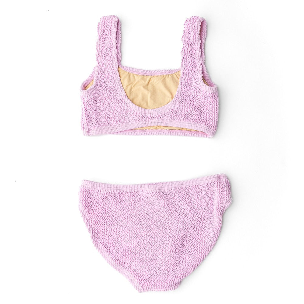 Shade Critters Girls Two Piece Swimsuit - Lavender Crinkle