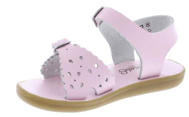 Footmates Girls Sustainable Sandals - Eco-Ariel Microfibre - Rose Pink