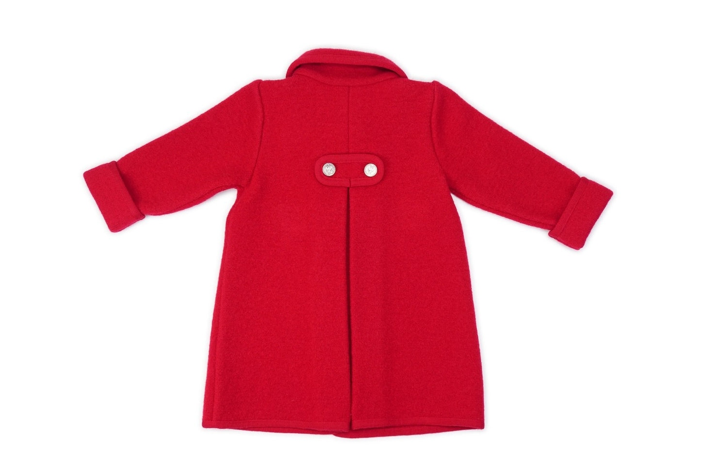 Marae Girls Dress Coat - Princess Charlotte - Red