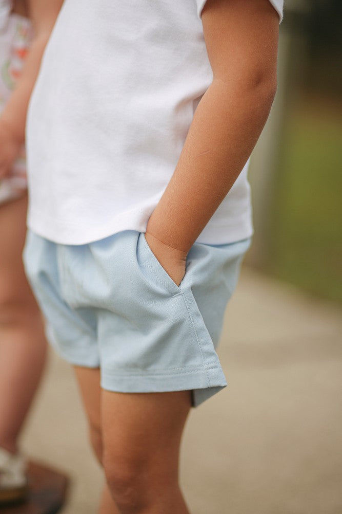 Proper Peony Parkside Boys Spencer Shorts - Light Blue