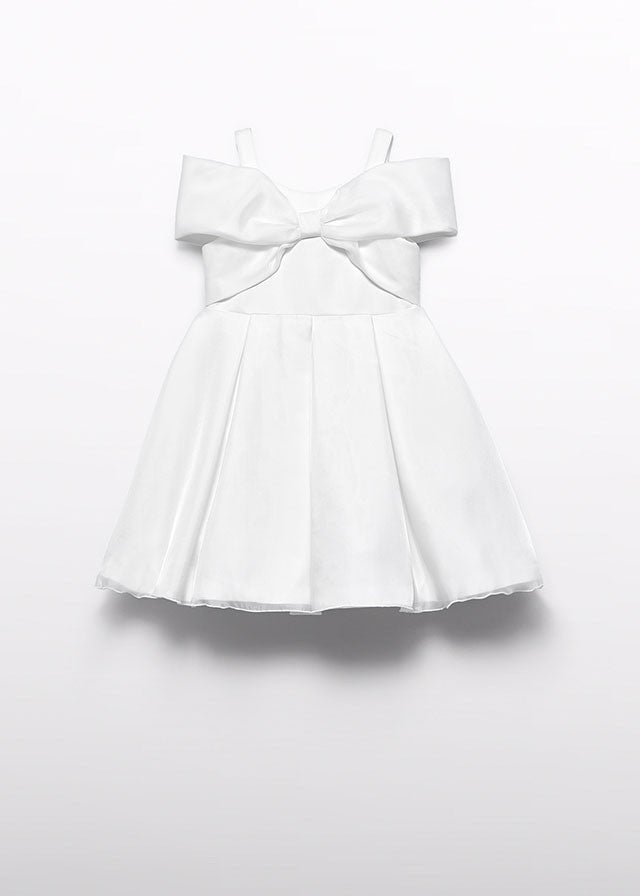 Abel & Lula Girls Organza Bow Special Party Dress
