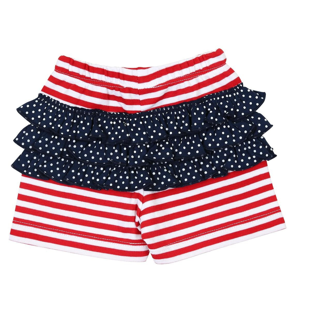 Magnolia Baby Girls 4th of July Ice Cream Applique Ruffle Short Set by Magnolia Baby
