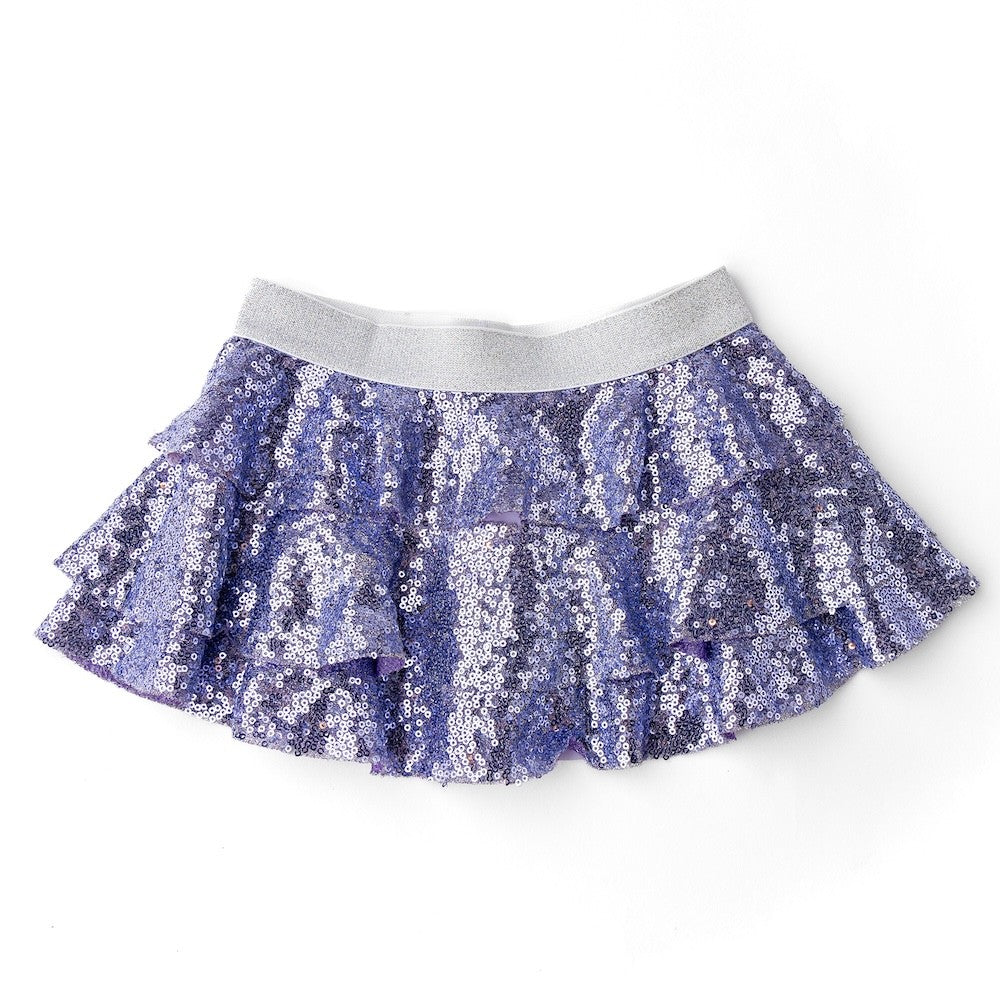 Shade Critters Girls Tutu Skirt - Purple Sequins
