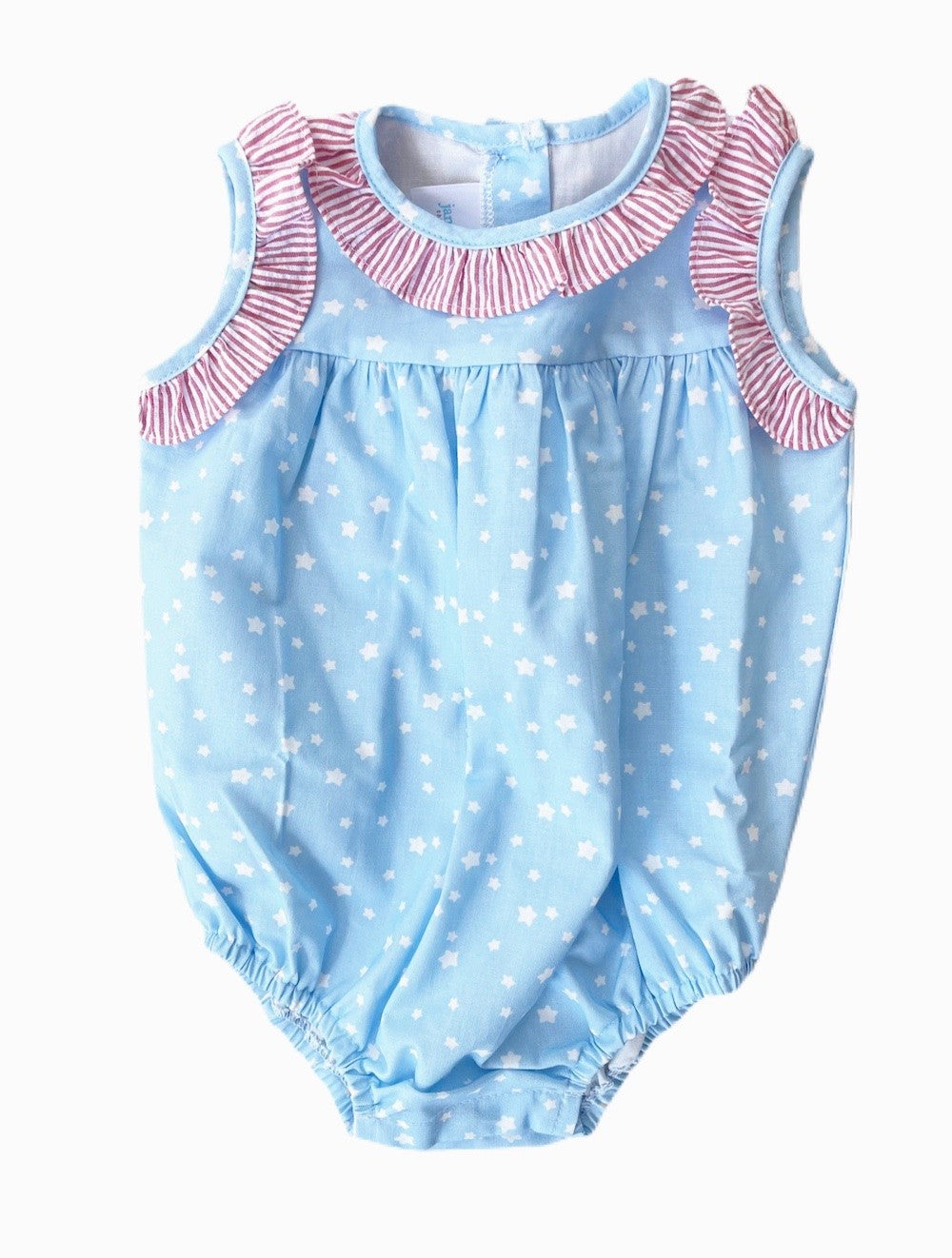 James & Lottie Baby Girls Rosie Bubble - Blue Stars
