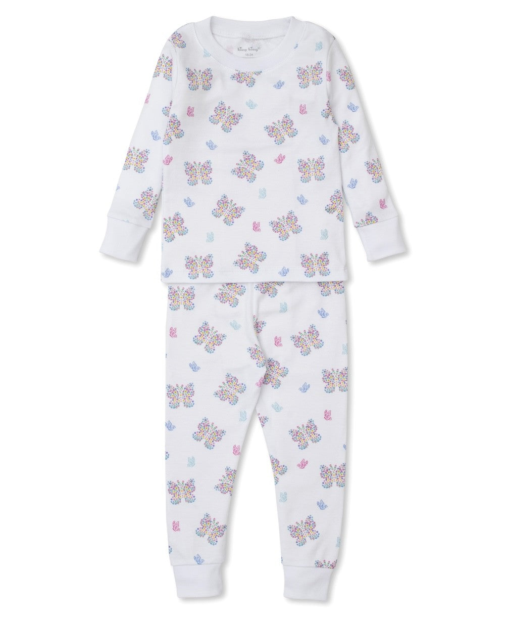 Kissy Kissy Girls Long Pajamas - Butterfly Flutters by Kissy Kissy