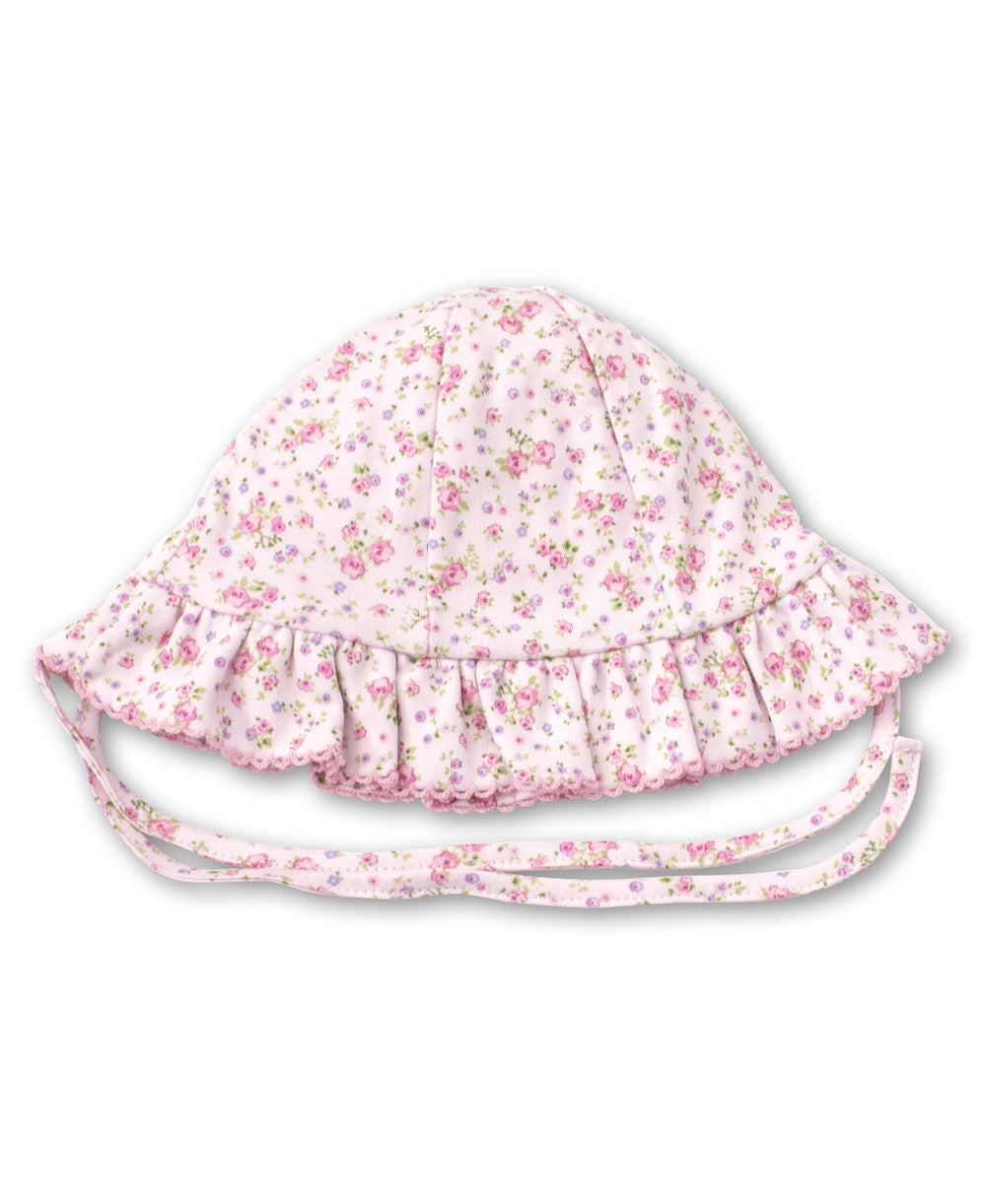 Kissy Kissy Baby Girls Dusty Rose Pink Floral Hat