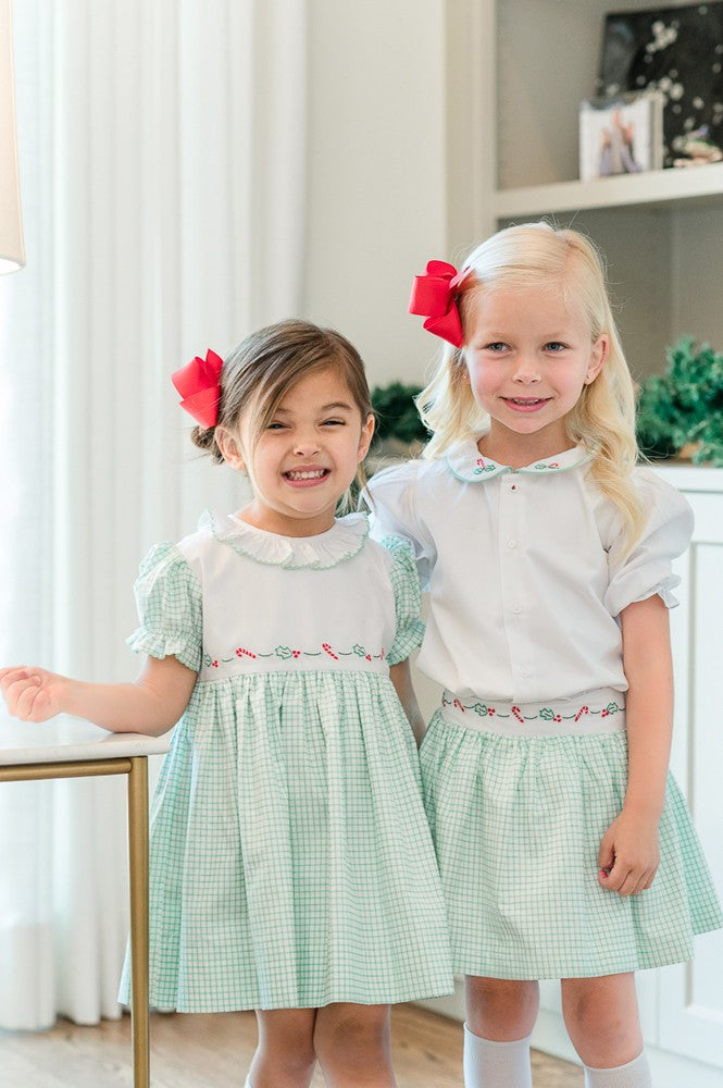 Proper Peony Girls White Whistler Holly Blouse