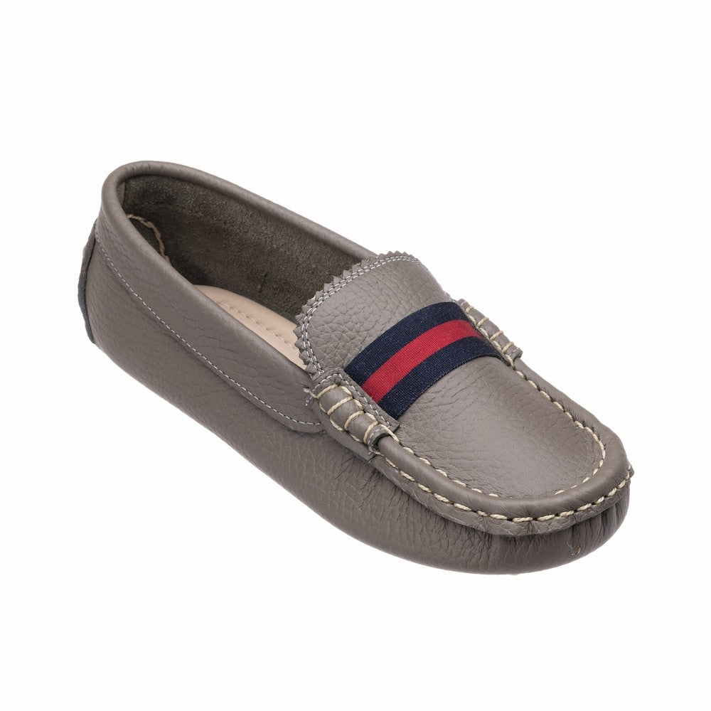 Elephantito Boys Dress Shoes - Club Loafers - Grey