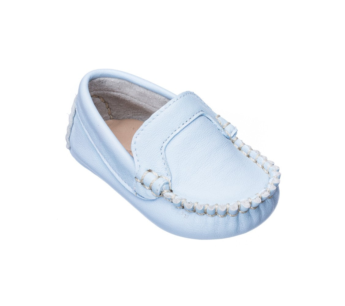 Elephantito Baby Boys Shoes - Moccasins - Light Blue