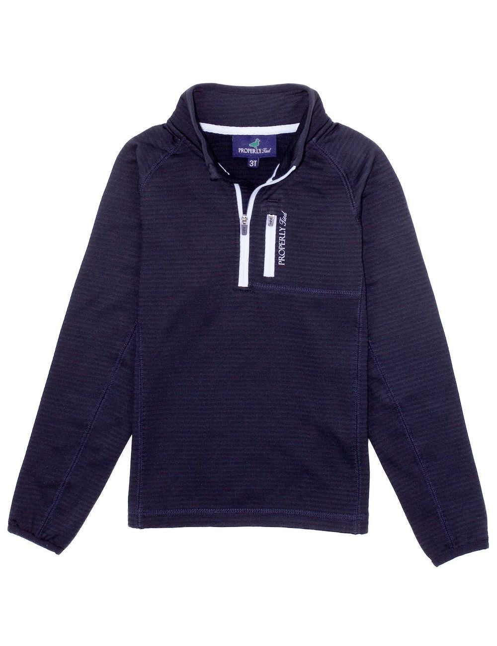 Properly Tied Boys Fairhope Pullover Sweater - Navy Blue by Properly Tied