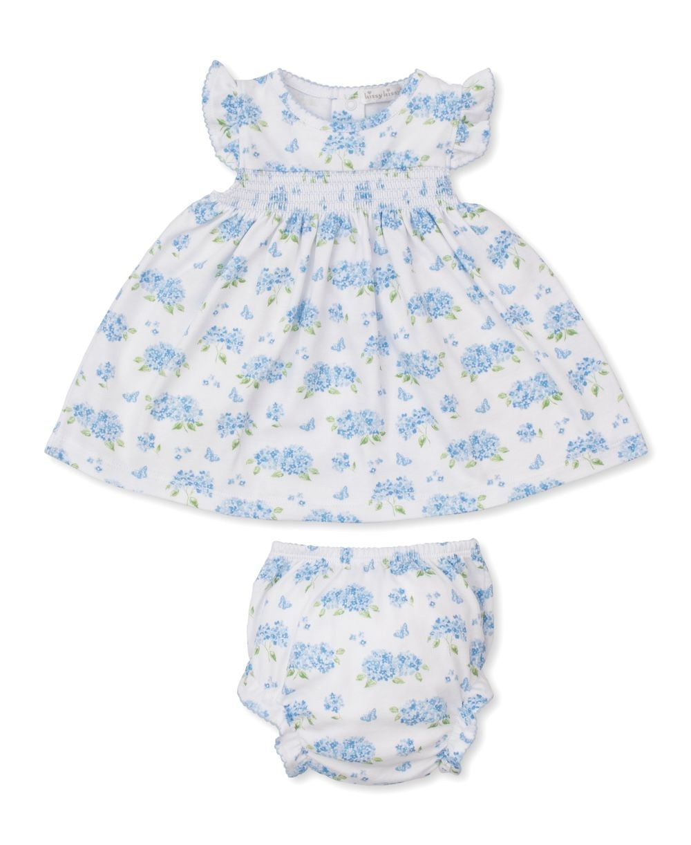 Kissy Kissy Baby Girls Blue Heavenly Hydrangeas Smocked Dress by Kissy Kissy