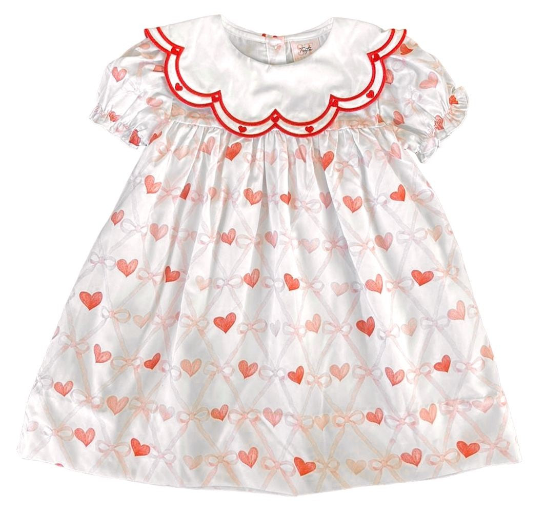 Shop Teeta Girls Ally Dress - Valentine Hearts Shop Teeta Girls Ally Dress - Valentine Hearts