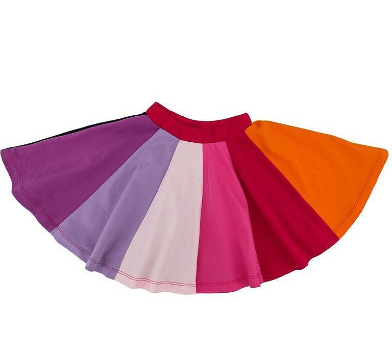 Lemon Loves Lime Girls Multi Rainbow in the Sky Skirt by Lemon Loves Lime