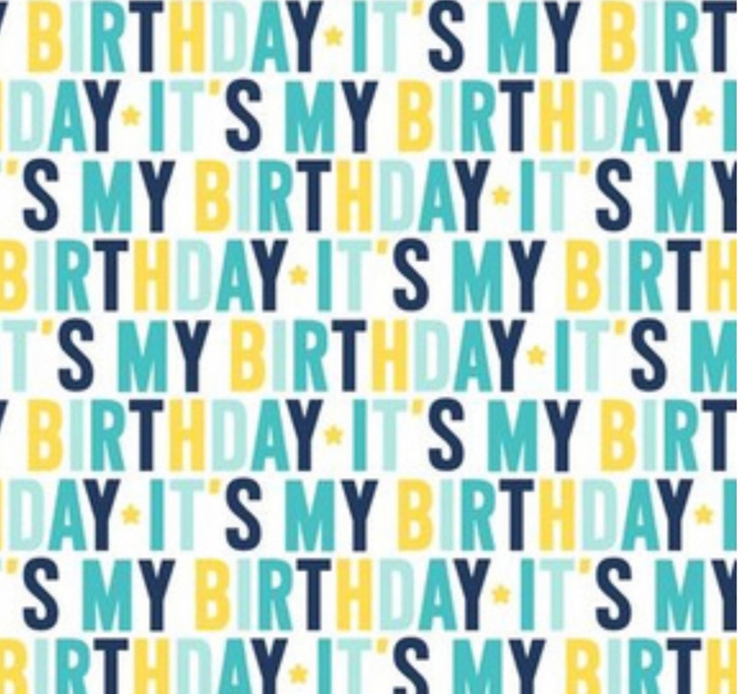 James & Lottie Kids Jammies - Happy Birthday Print - Aqua by James & Lottie