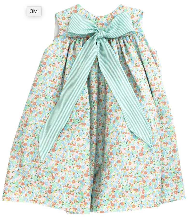Bailey Boys Baby / Toddler Girls Aqua Posh Petal Float Dress