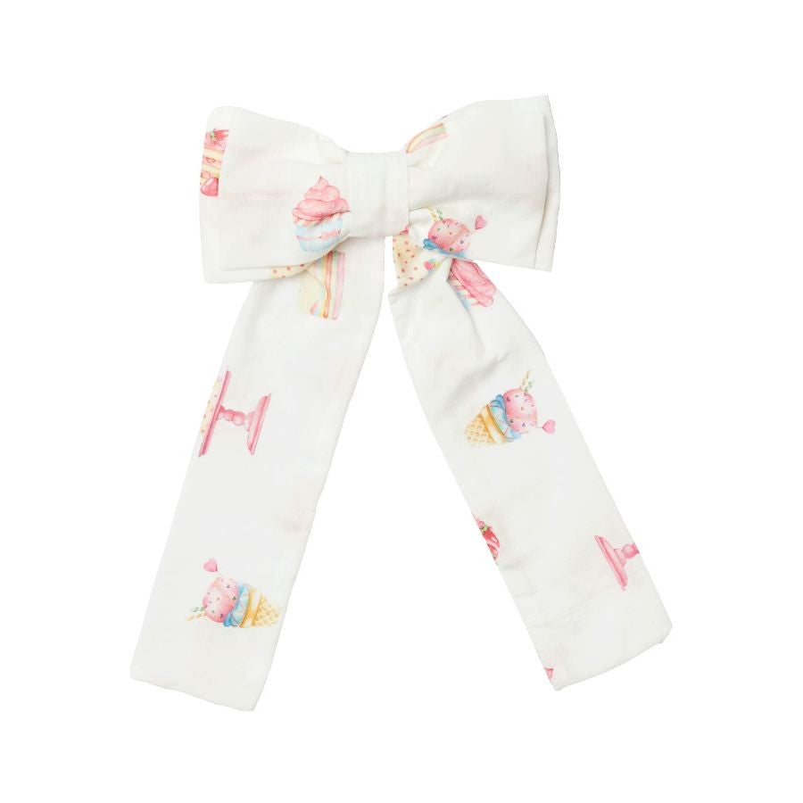 Sal & Pimenta Girls Big Hair Bow on Clip - Birthday Celebration by Sal & Pimenta