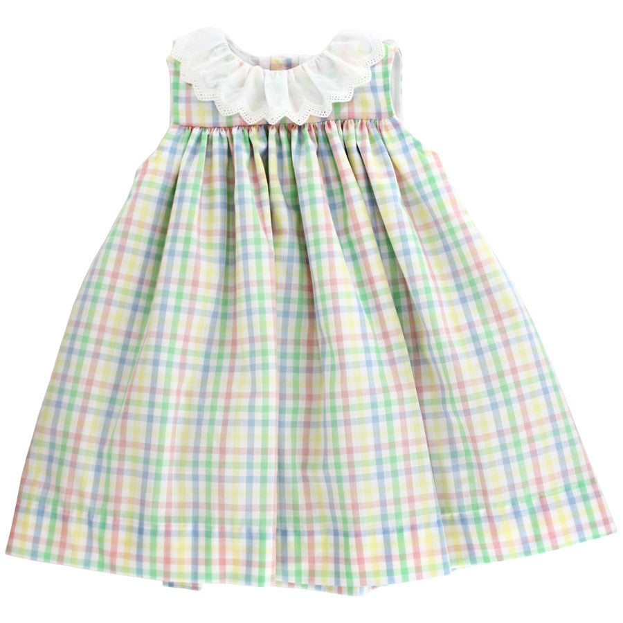 Bailey Boys Girls Sleeveless Float Dress - Pastel Carousel Plaid