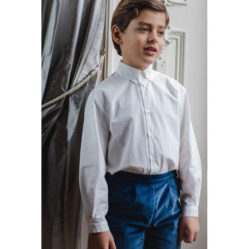 Sal & Pimenta Boys Basic Shirt - Big Boys - Button Down Collar