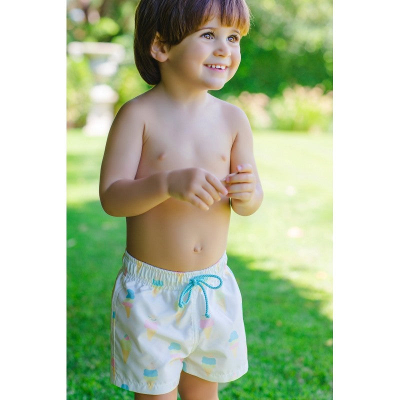 Sal & Pimenta Boys Swim Trunks - Ice Creams Print