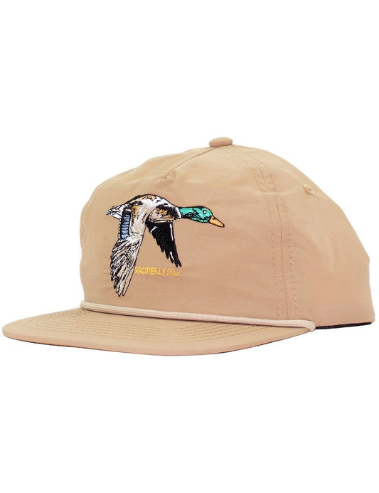 Properly Tied Boys Youth Rope Hat - Tan Mallard Flight
