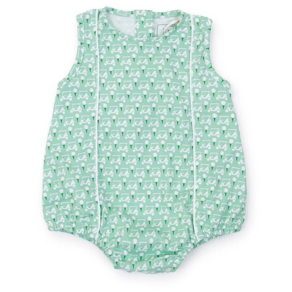 Lila & Hayes Baby Boys Reid Pima Cotton Bubble - Golf Putting Green