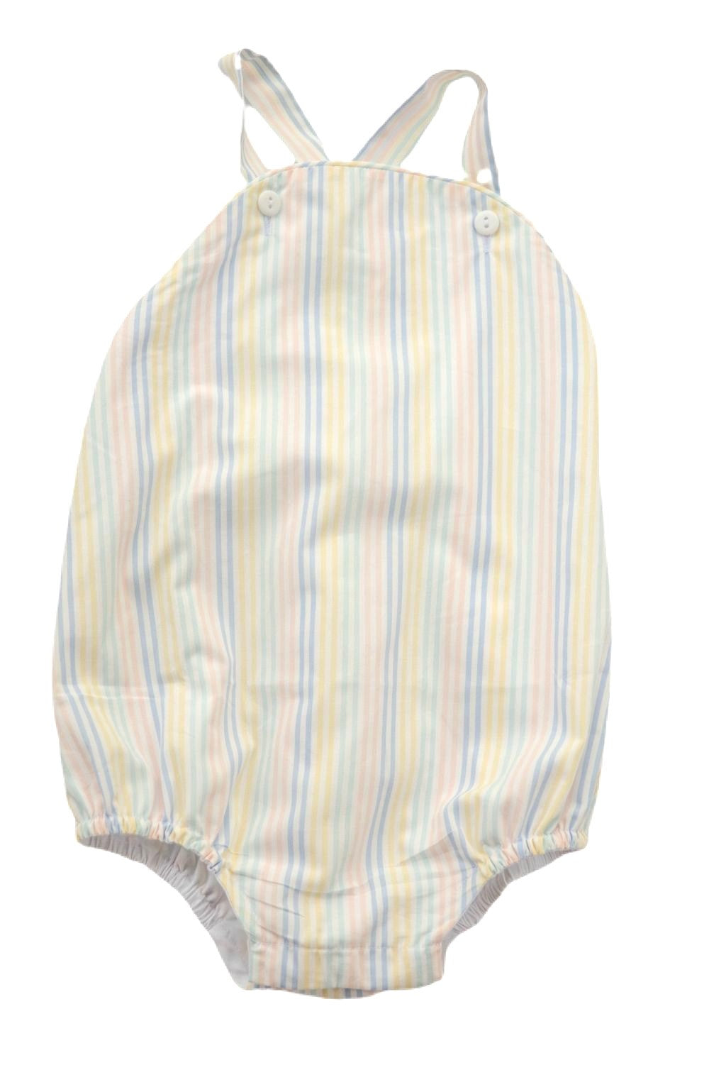 James & Lottie Baby Boys Louie Bubble - Pastel Watercolor Stripes by James & Lottie
