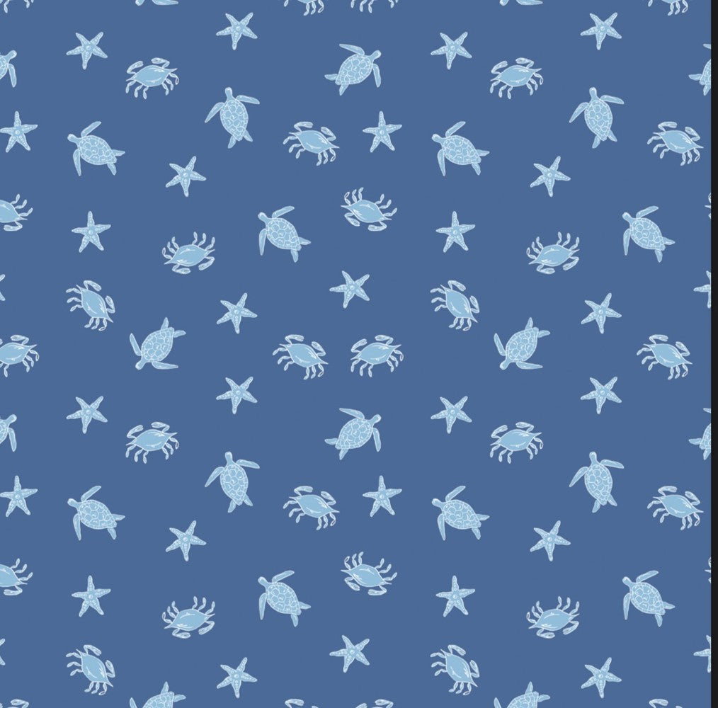James & Lottie Boys Swim Trunks - Blue Sea Creatures by James & Lottie