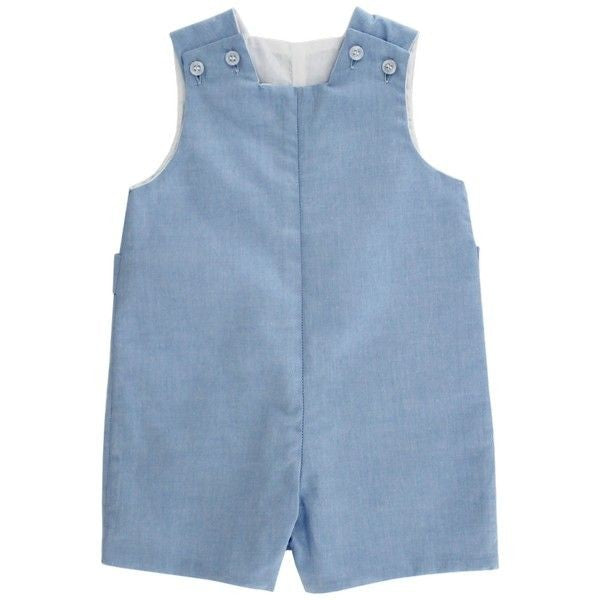 Bailey Boys Blue Chambray Jon Jon with Tabs