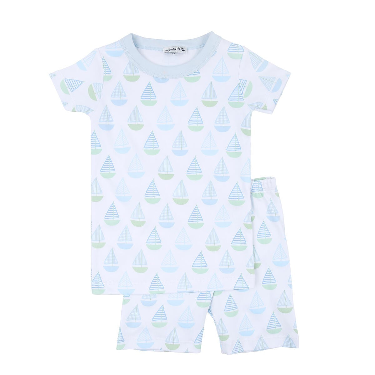 Magnolia Baby Boys Sweet Sailing Short Pajamas - Blue by Magnolia Baby