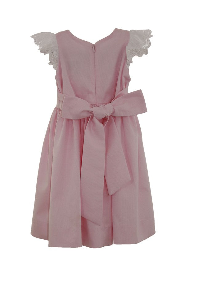 Susanne Lively Girls Pique Dress - Pink by Susanne Lively