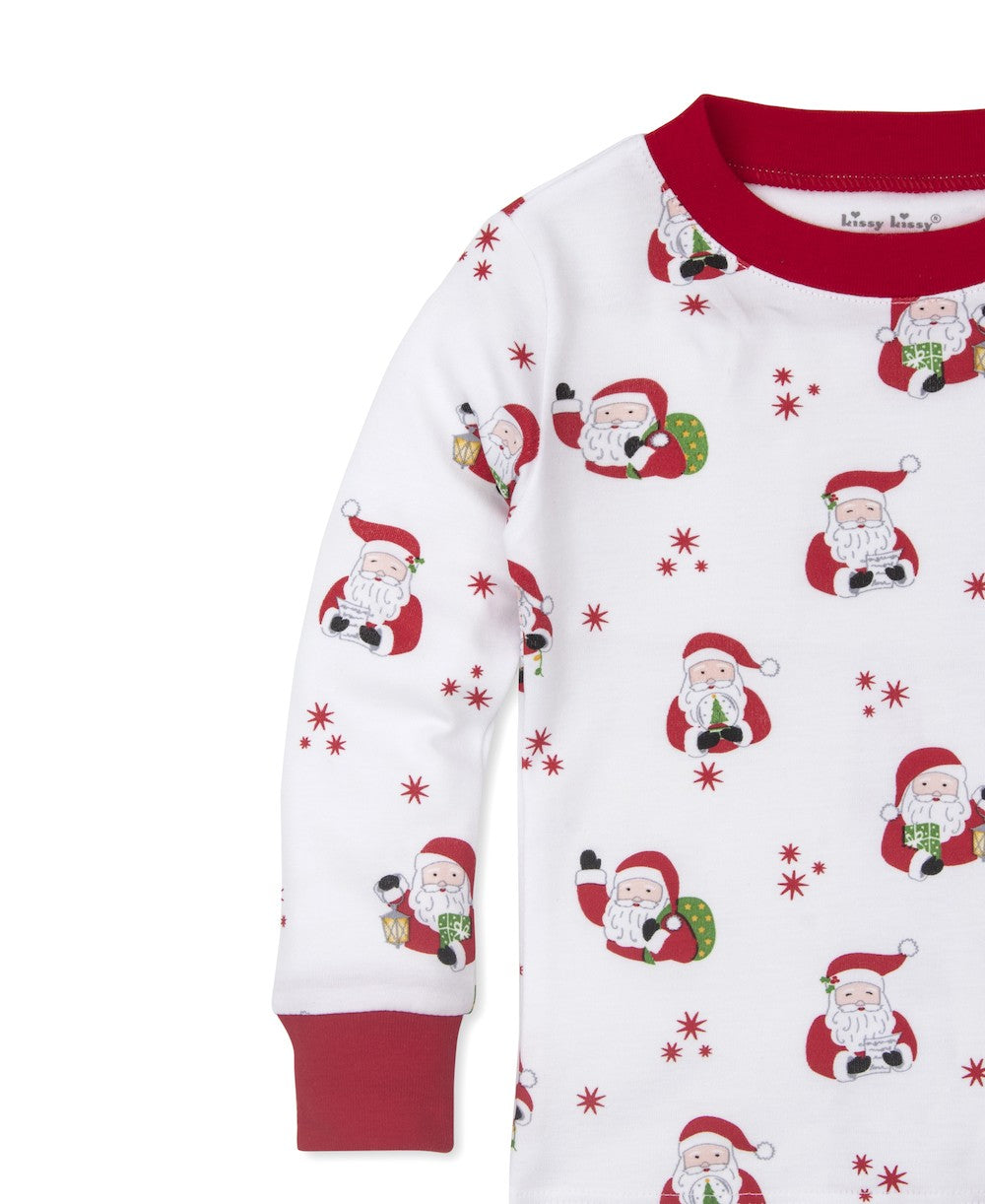 Kissy Kissy Christmas Pajamas - Santa Claus Print