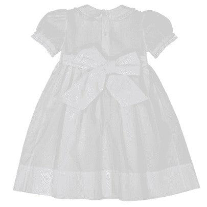 Feltman Brothers Girls Flower Girl Dress with Sash - White