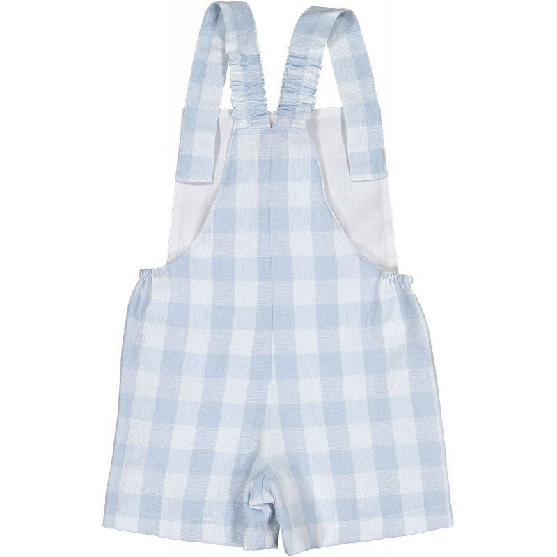Sal & Pimenta Boys Overall - Buffalo Checks - Light Blue