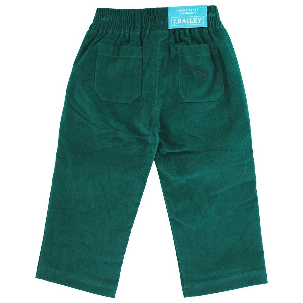 Bailey Boys J. Bailey Charlie Pull On Pants - Clover Green Corduroy by Bailey Boys
