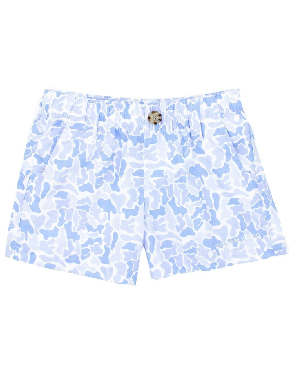 Properly Tied Boys Mallard Shorts - River Blue Camo