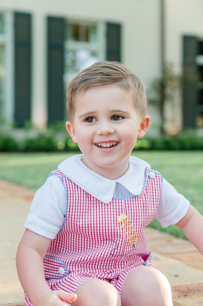 Proper Peony Baby / Toddler Boys Red Skyler School Jon Jon