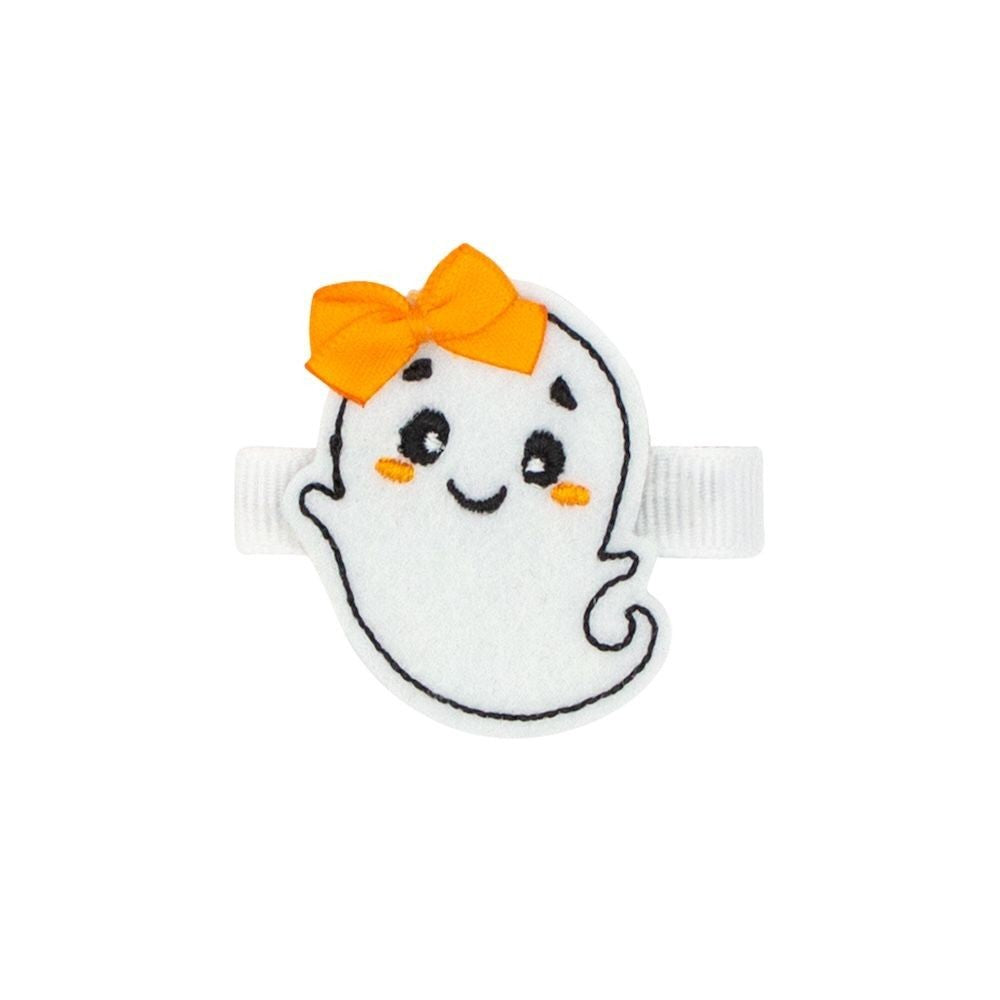 Wee Ones Girls Pinch Clip Feltie - Halloween Ghost