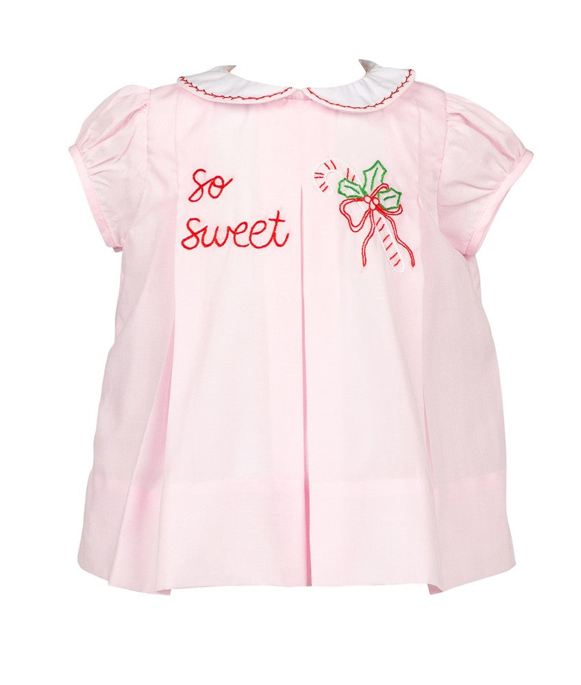 Proper Peony Baby Girls Dress - Pink So Sweet Candy Cane