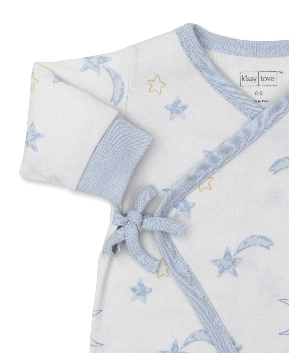 Kissy Kissy Love Baby Boys Starry Sky Playsuit - Blue