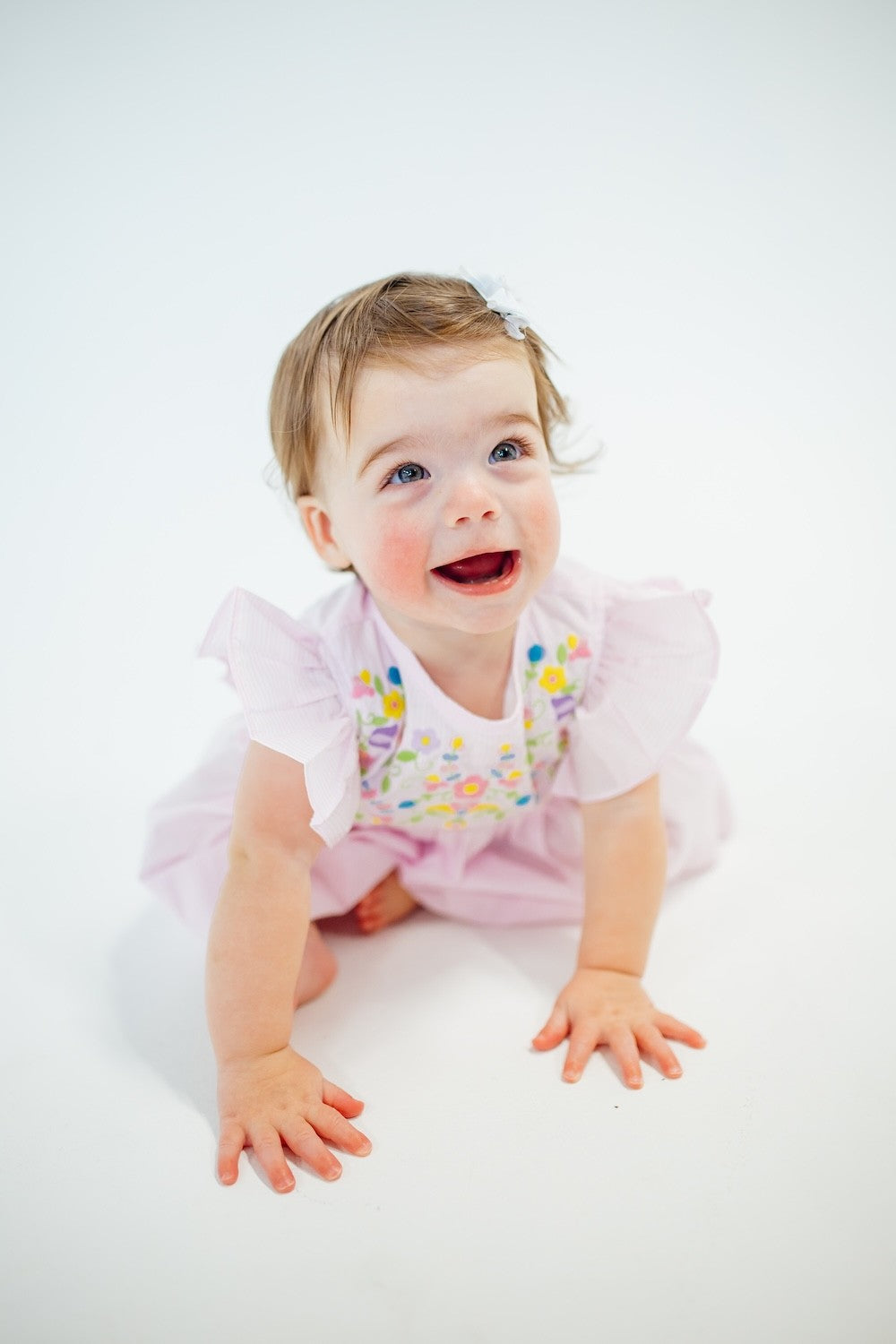Shop Teeta Girls Pink Embroidery Hallie Bloomers Set