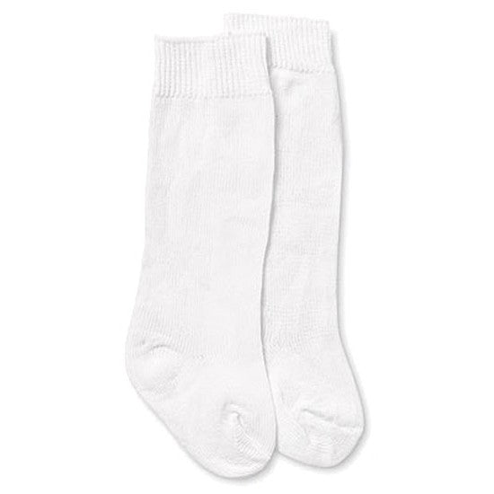 Jefferies Socks Boys & Girls Dress Knee High Socks - Nylon - White