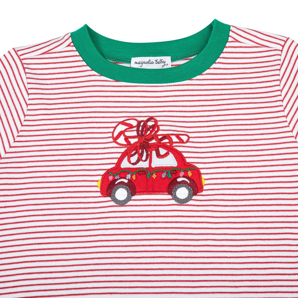 Magnolia Baby Toddler Boys Red Jolly Buggy T-Shirt