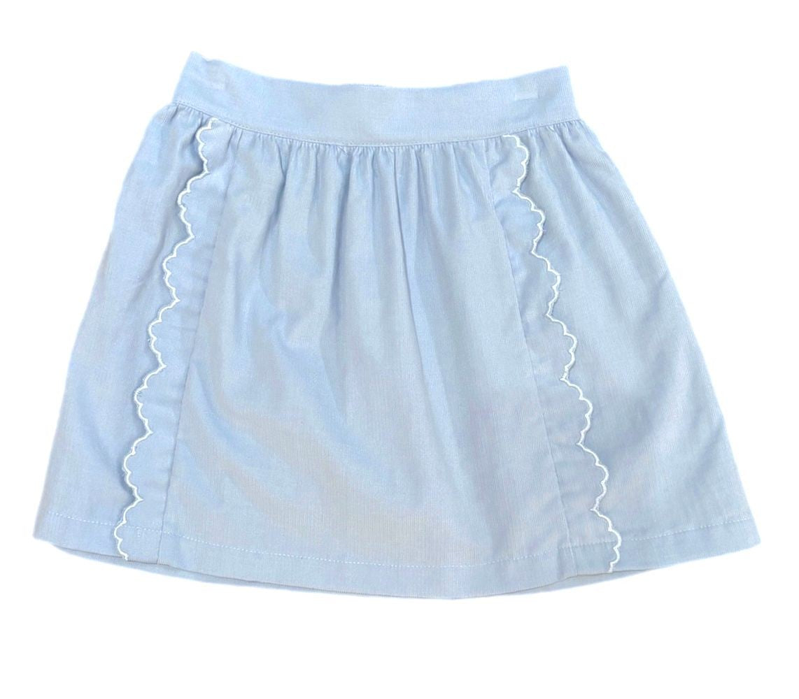 James & Lottie Kate Skirt - Blue Cord by James & Lottie