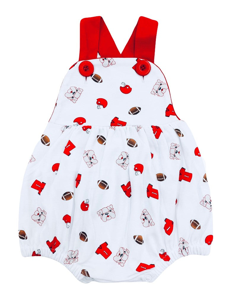 La Luna Boys Eli Sunsuit - Red UGA Georgia Bulldogs