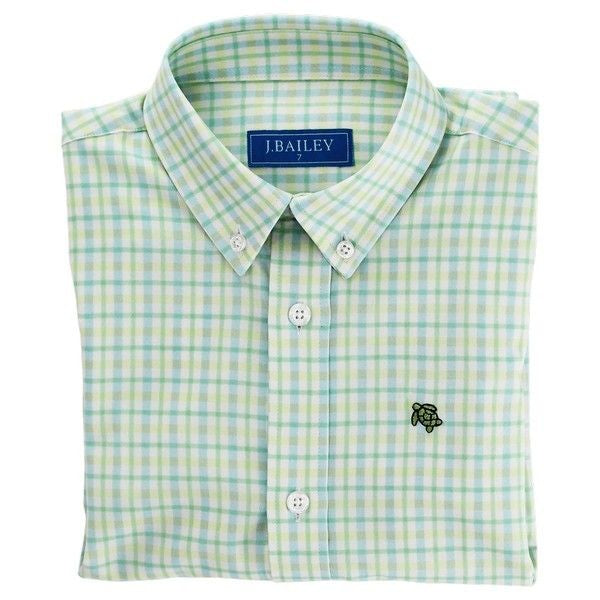 Bailey Boys J. Bailey Roscoe Performance Button Down Shirt - Sunrise Plaid