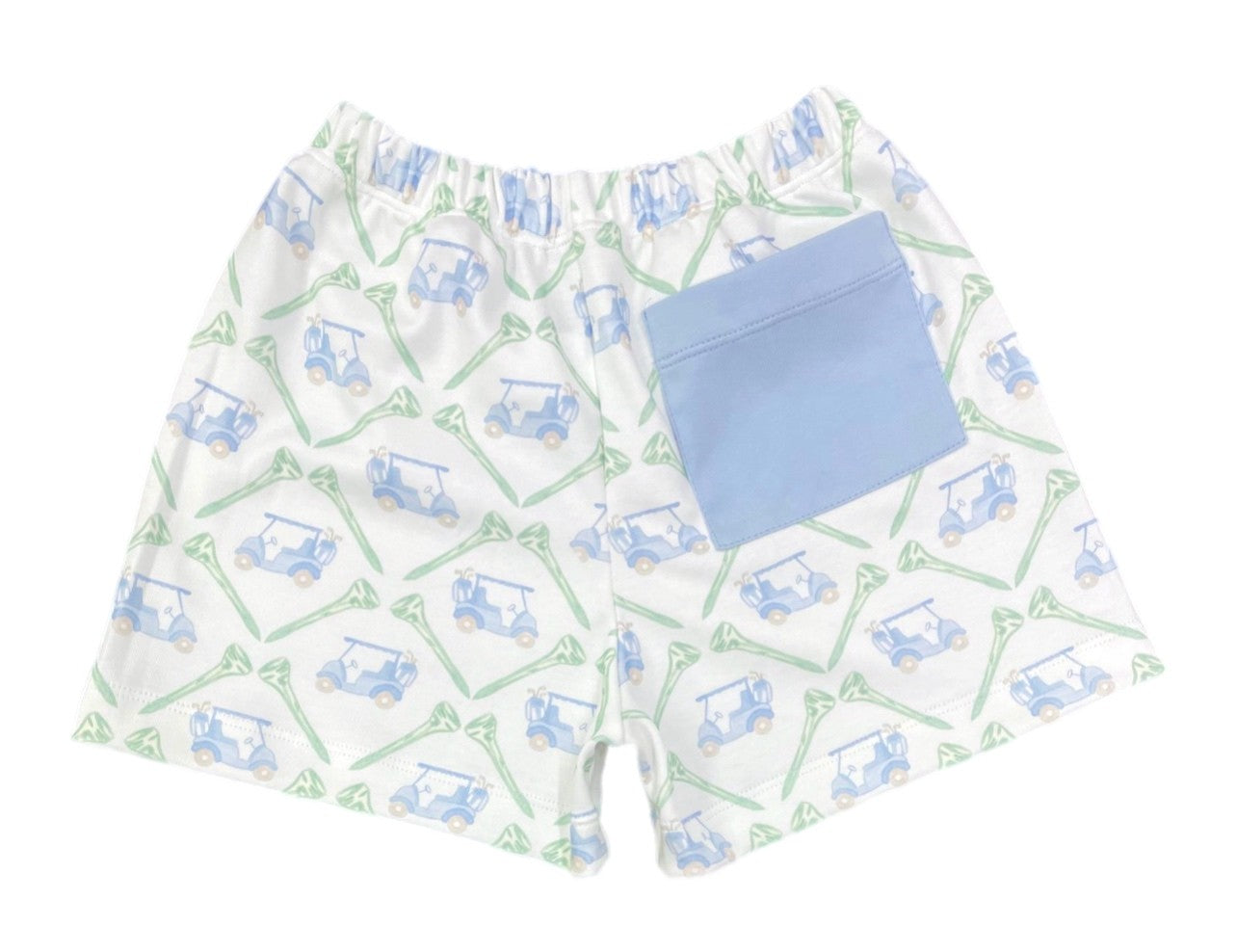 James & Lottie Boys Knit Conrad Shorts - Let's PAR-TEE Golf Theme