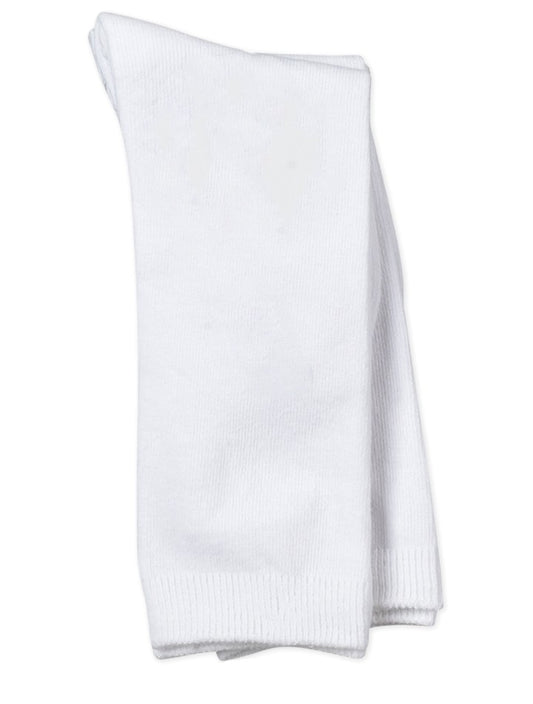 Jefferies Socks - Boys / Girls Unisex Seamless Big Hug Knee High Socks - 2 Pair Pack - White