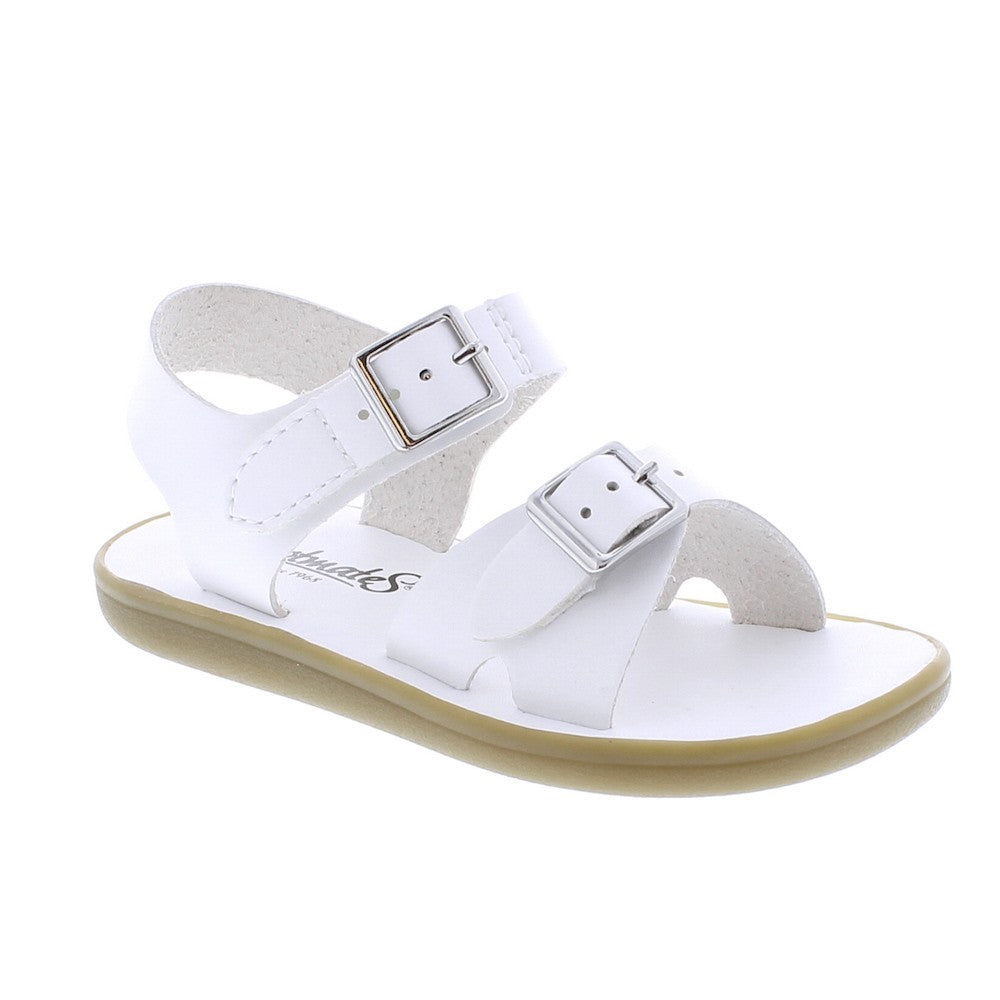 Footmates Kids Sustainable Sandals - Eco-Tide Microfiber - White