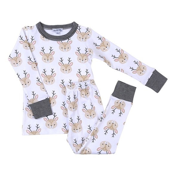 Magnolia Baby Little Boys Little Buck Long Pajamas