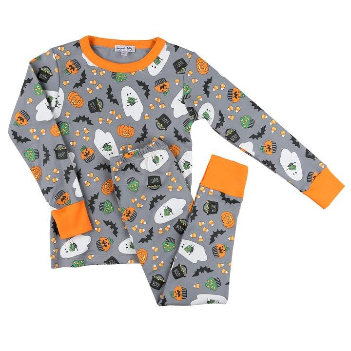 Magnolia Baby Too Cute to Spook Halloween Ghost Long Pajamas by Magnolia Baby